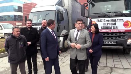 Deprem bölgesine yardımlar sürüyor