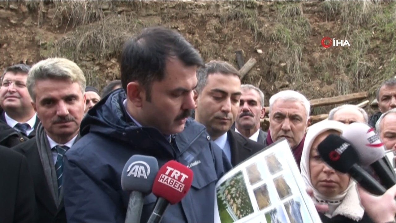 Bakan Kurum: 'En geç Şubat ayı sonu Mart ayı başı gibi yapım sürecini başlatacağız. En geç yıl sonuna kadar da inşaatlarımızı bitirip vatandaşlarımıza teslim edeceğiz'