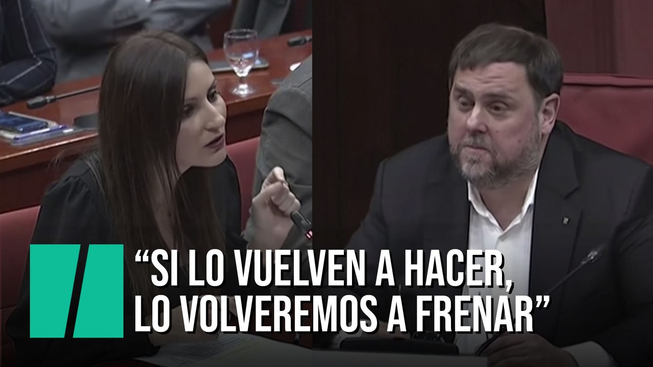 Roldán a Junqueras: "Si insisten en que lo volverán a hacer, lo volveremos a frenar"