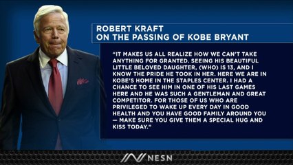 Robert Kraft Offers Condolences, Perspective On Kobe Bryant's Death