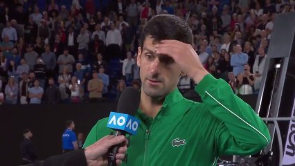 Djokovic se rompe en la pista al recordar a Kobe Bryant: "Cuando lo necesité estuvo ahí"