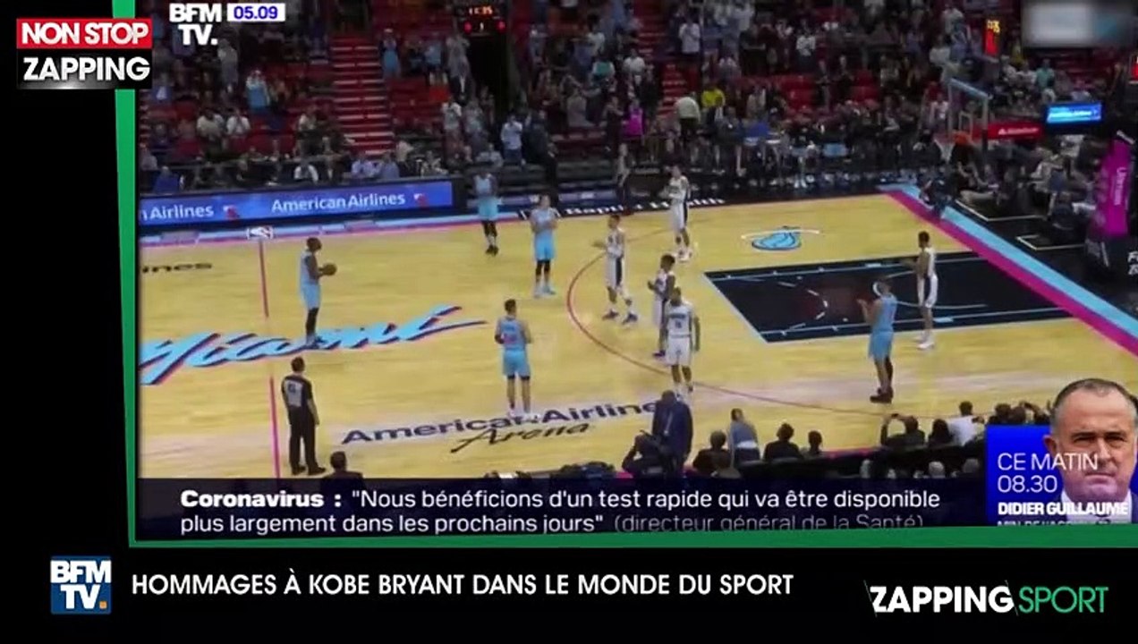 Zap sport du 28 janvier : Le Real Madrid rend hommage à Kobe Bryant (Vidéo)
