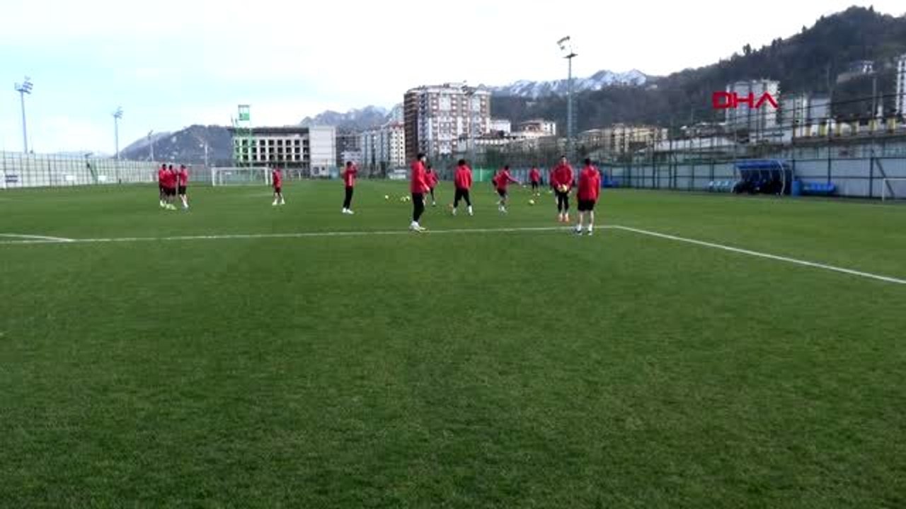 Spor çaykur rizespor'da beşiktaş maçı hazırlığı