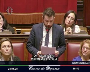 Devis Dori - Intervento Comunicazioni Ministro Bonafede (28.01.20)