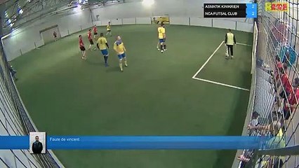 Faute de vincent - ASMATIK KINIKRIEN Vs NCA FUTSAL CLUB - 27/01/20 20:00 - LIGUE 3