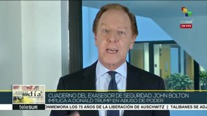 EEUU: libro de John Bolton señala abuso de poder de Trump