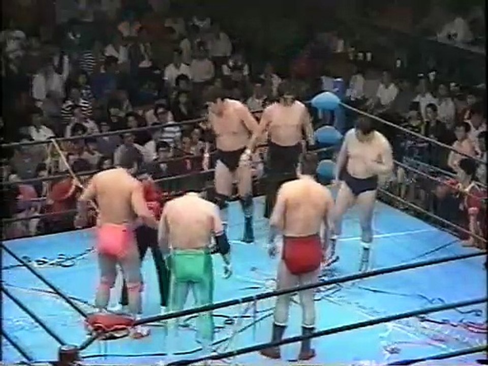 AJPW - 05-26-1990 - Jumbo Tsuruta-Great Kabuki-Masanobu Fuchi vs. Mitsuharu Misawa-Kenta Kobashi-Akira Taue