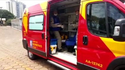 Homem detido com arma de fogo precisa ser socorrido pelo Siate