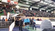 Belfort - Montpellier en Coupe de France : l'entrée des joueurs