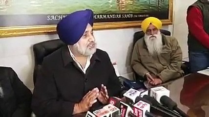 Ignorant Statement by Sukhbir Badal