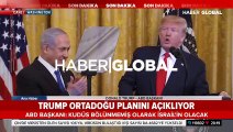 Trump, Ortadoğu planını açıkladı! Kudüs İsrail'in olacak! Filistinliler bağımsız devlet kuracak