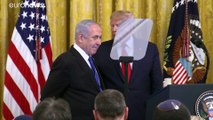 Trump propone como plan de paz para Oriente Medio crear dos Estados con Jerusalén dentro de Israel