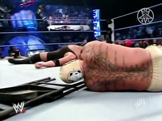 Randy Orton Crashes Low Rider into Stage Set w- The Undertaker Inside