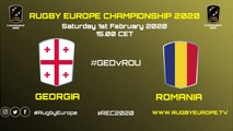 REPLAY GEORGIA / ROMANIA - RUGBY EUROPE CHAMPIONSHIP 2020