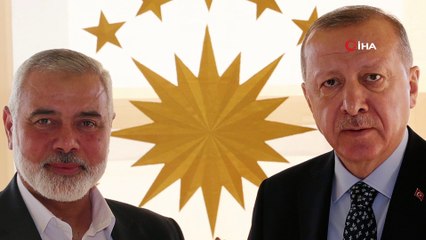 Cumhurbaşkanı Erdoğan, Hamas Lideri İsmail Heniyye’yi kabul etti