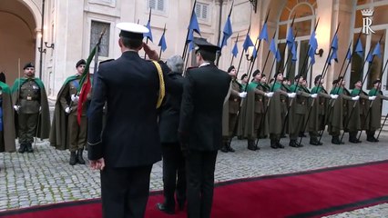 Mattarella riceve il presidente dell-Argentina Fernandez (31.01.20)