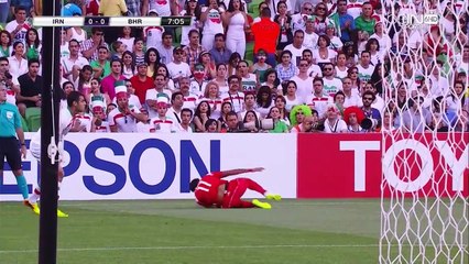 الشوط الاول مباراة ايران و البحرين 2-0 كاس اسيا 2015