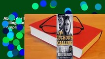 About For Books  The Cuckoo's Calling (Cormoran Strike, #1) Complete