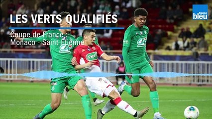 Les Verts se qualifient en quart de finale de Coupe de France aux dépens de Monaco
