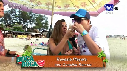 Carolina Ramos en la Travesía Playera con Leonel Allegues y ‘La Cerecita’