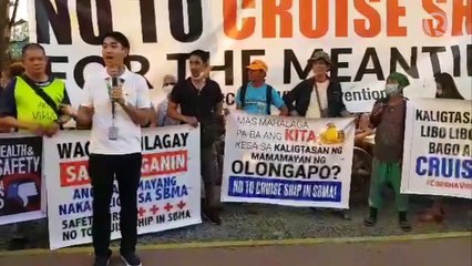 This is why a cruise ship from China couldn't dock in Subic