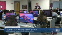 Teens using social media, checking sources for news