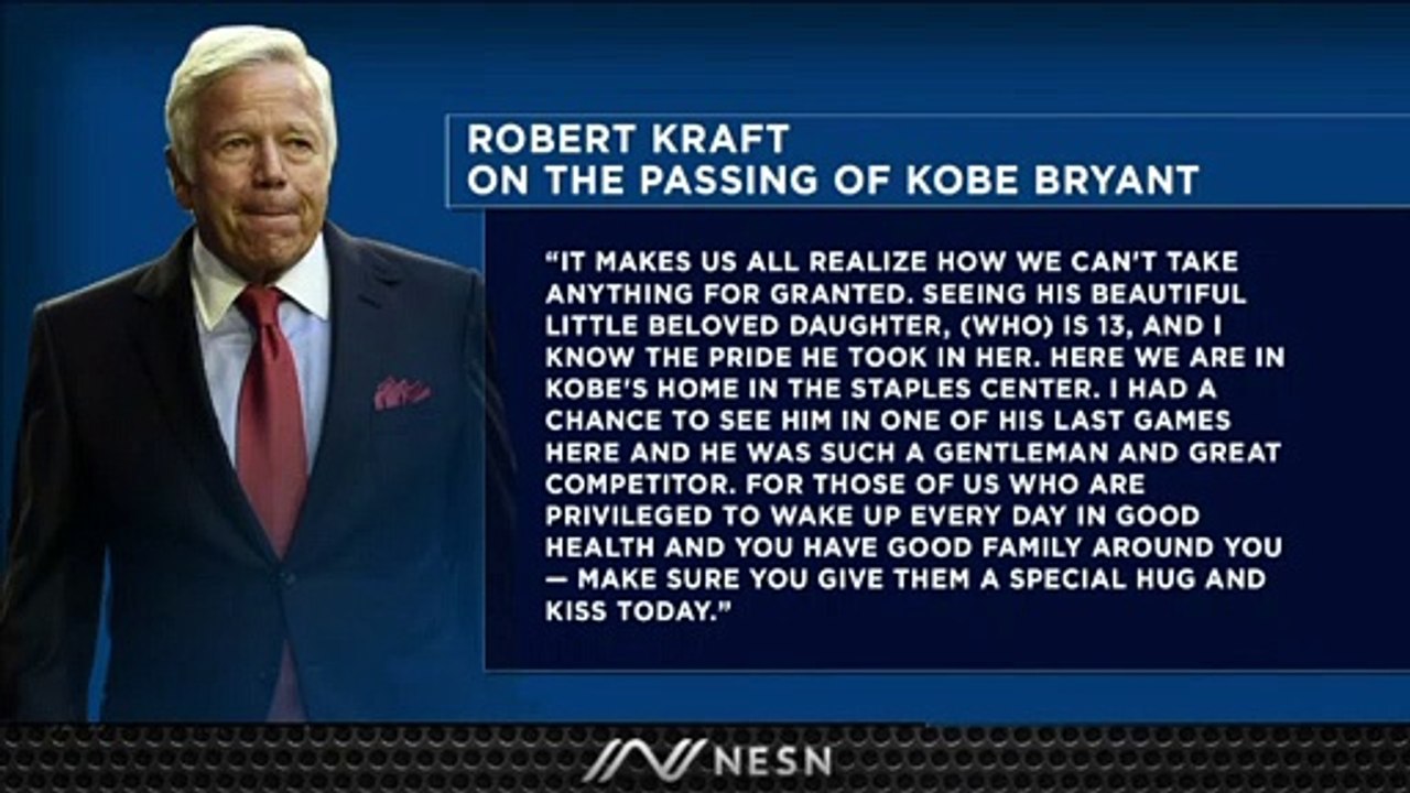 Robert Kraft Offers Condolences, Perspective On Kobe Bryant's Death