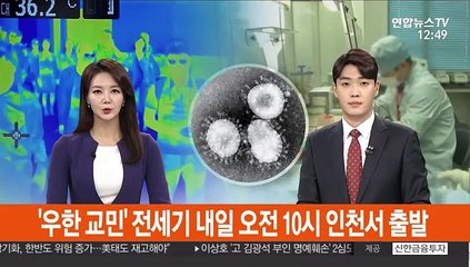 '우한 교민' 전세기 내일 오전 10시 인천서 출발