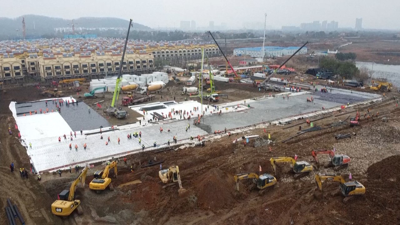 Coronavirus: how China builds two hospitals at top speed at the heart of the virus outbreak