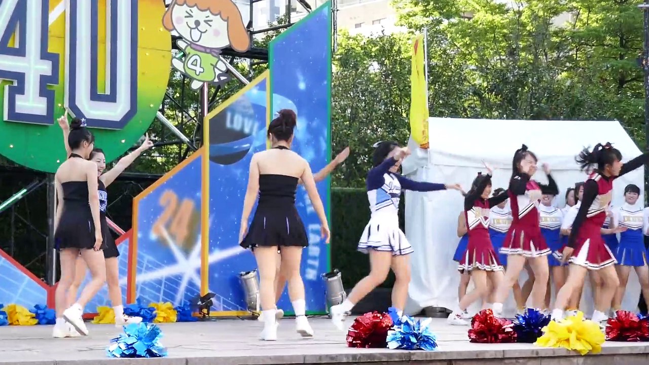 24TV 宮城 チア 育英女子大学 コラポ