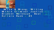 Write & Wrong: Writing Within Criminal Justice Student Workbook  Best Sellers Rank : #5