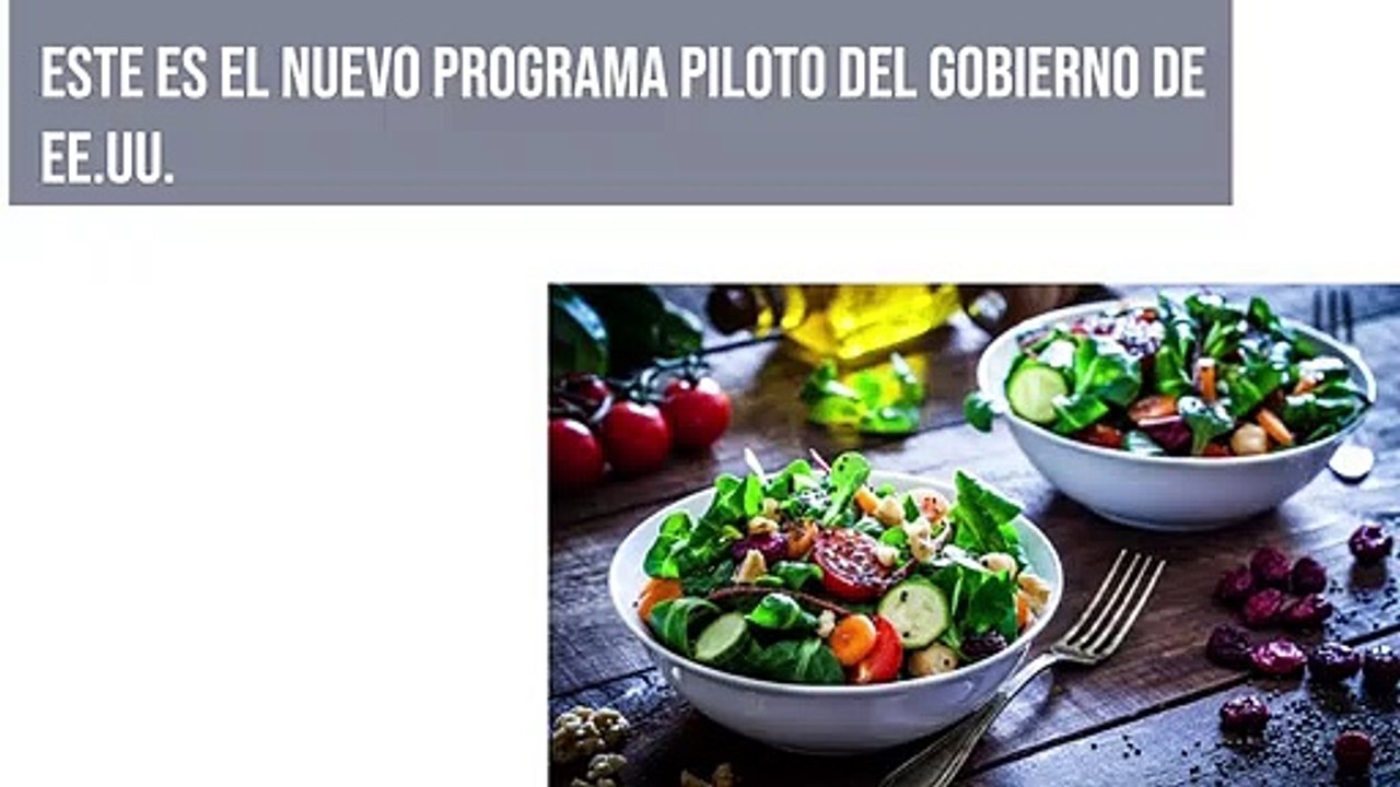 Recetar comida saludable como medicamento