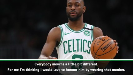 Walker wants to respect Kobe by wearing his number