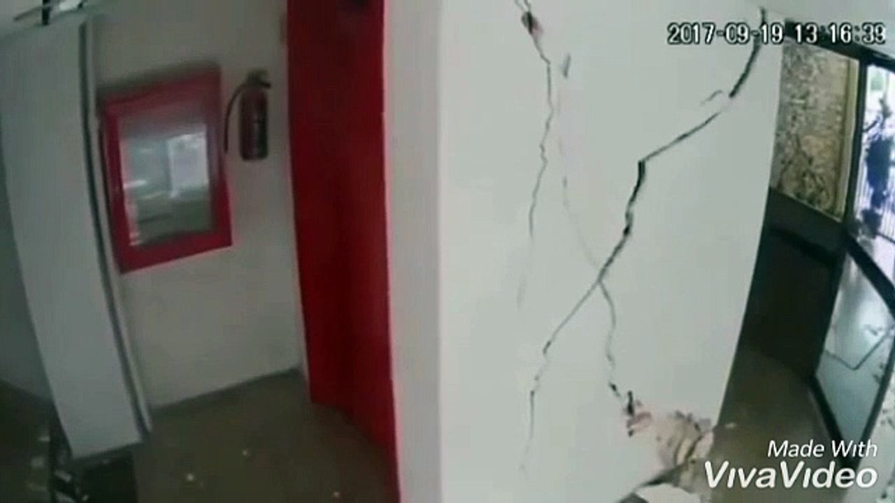 Earth quake hits cuba video of disaster