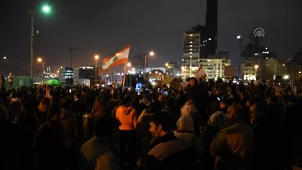 Lübnan'da yeni hükümete karşı gösteriler sürüyor