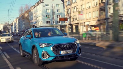 Audi traffic light information - green wave in Düsseldorf