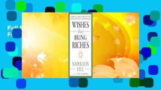 Full E-book  Wishes Won't Bring Riches  For Free
