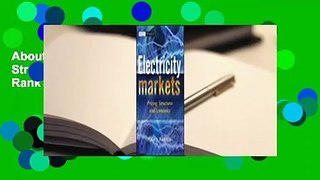 About For Books  Electricity Markets: Pricing, Structures and Economics  Best Sellers Rank : #4