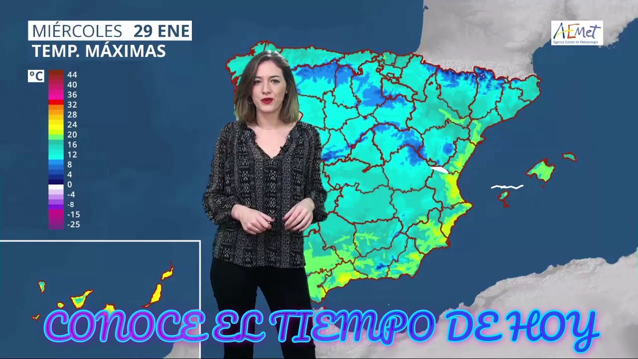 Conoce El Tiempo de Hoy Miércoles 29 de Enero de 2020