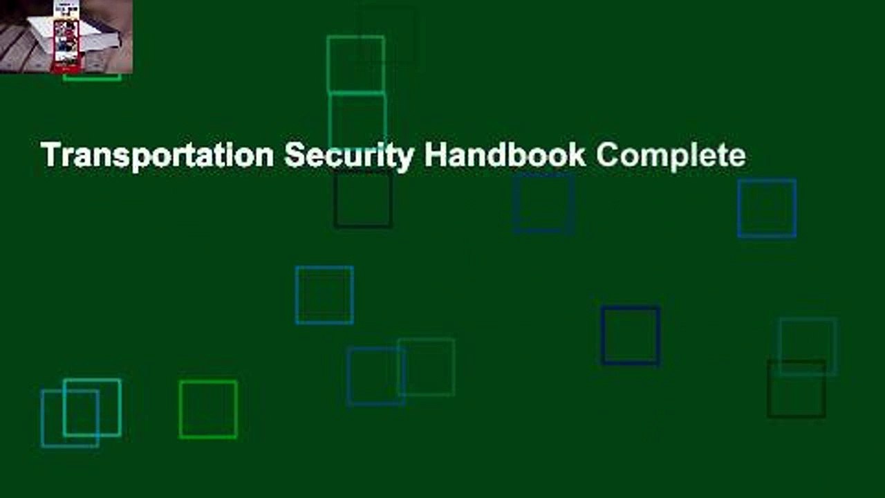 Transportation Security Handbook Complete