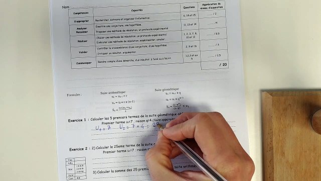 Terminale devoir suites exercices 1 et 2