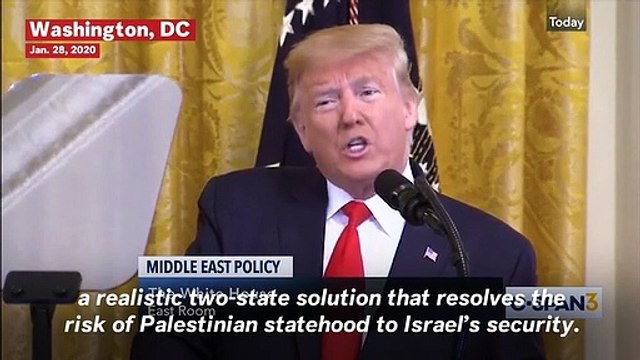 Donald Trump Unveils Middle East Peace Plan: 'No Palestinians Or Israelis Will Be Uprooted From Their Homes'