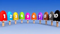 Learn Numbers with Number Ice Cream Popsicles Song