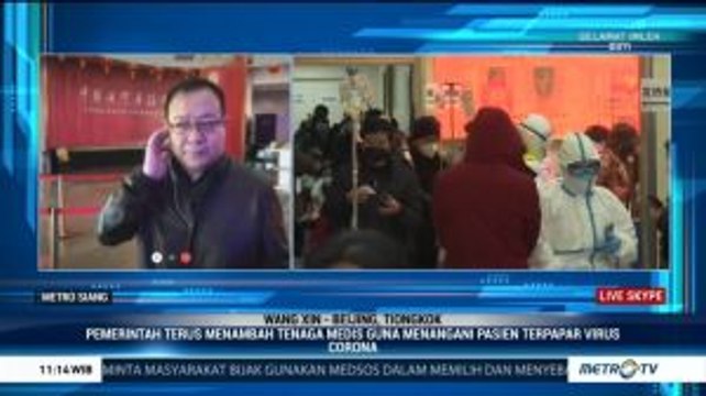Pemerintah Tiongkok Terus Menambah Tim Medis Tangani Virus Corona