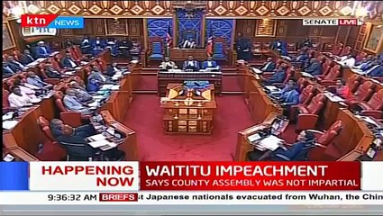 Lawyers battle it out to save Waititu from senate's hook as MCAs pile pressure on senators