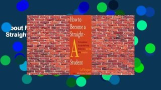 About For Books  How to Become a Straight-A Student Complete