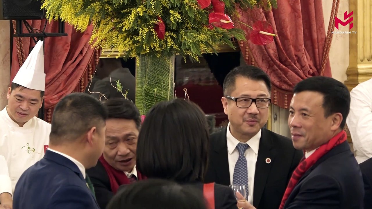 法国国民议会举办中国春节招待会，卢沙野大使出席并致辞