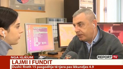 Tërmeti/ Sizmiologu për Report TV: Pasgoditjet do të vijojnë në rënie! Duhet ruajtur qetësia
