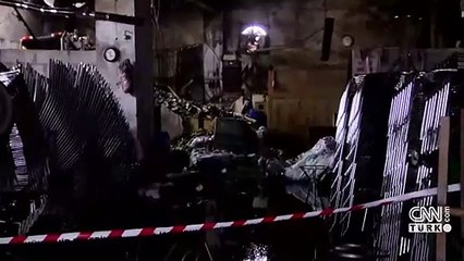 Sultangazi'de atölyenin tavanı çöktü