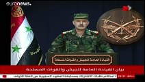 الجيش السوري يعلن السيطرة على مدينة معرة النعمان الاستراتيجية